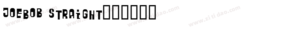 joeBob straight字体转换